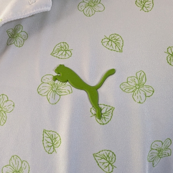 Puma Mattr Spring Golf Polo Size M - Picture 2 of 5